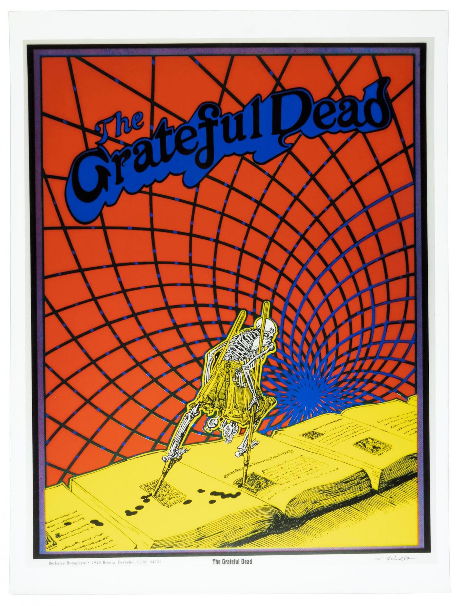 Promotional poster for The Grateful Dead, Estimate: $4,000-6,000