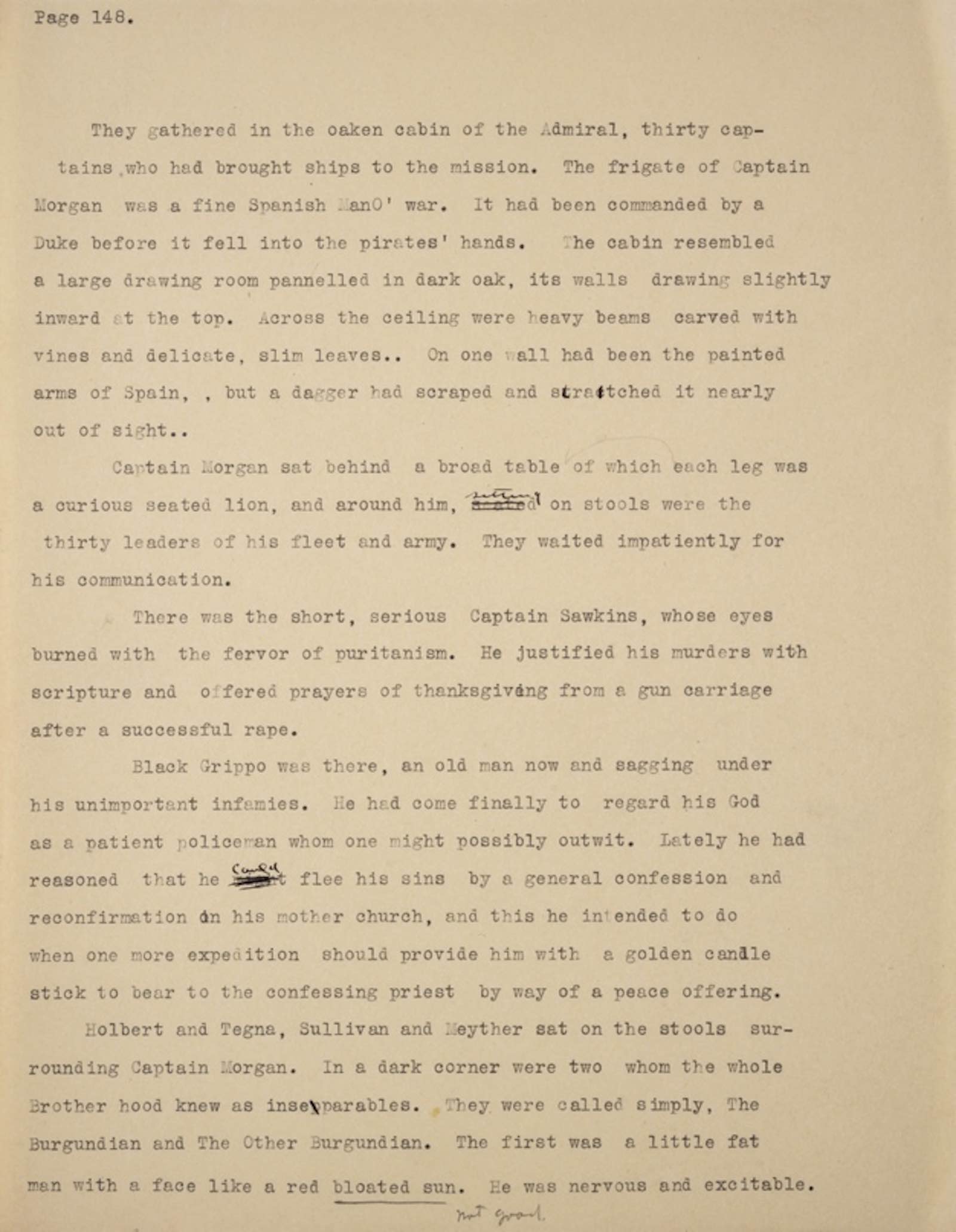 A page from the original typescript