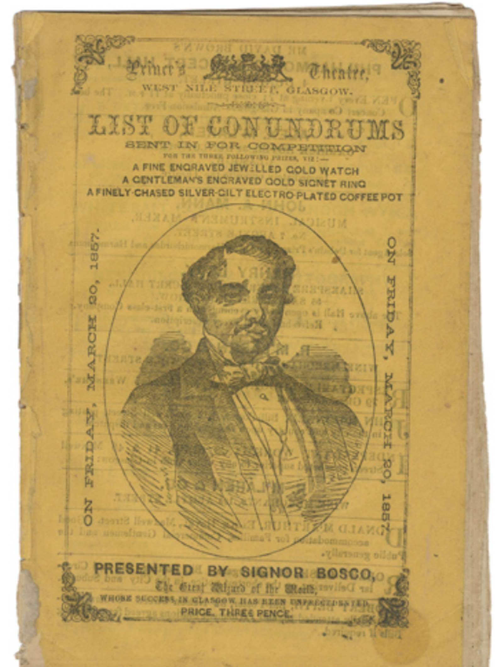 Signor Bosco. List of Conundrums Sent in for Competition