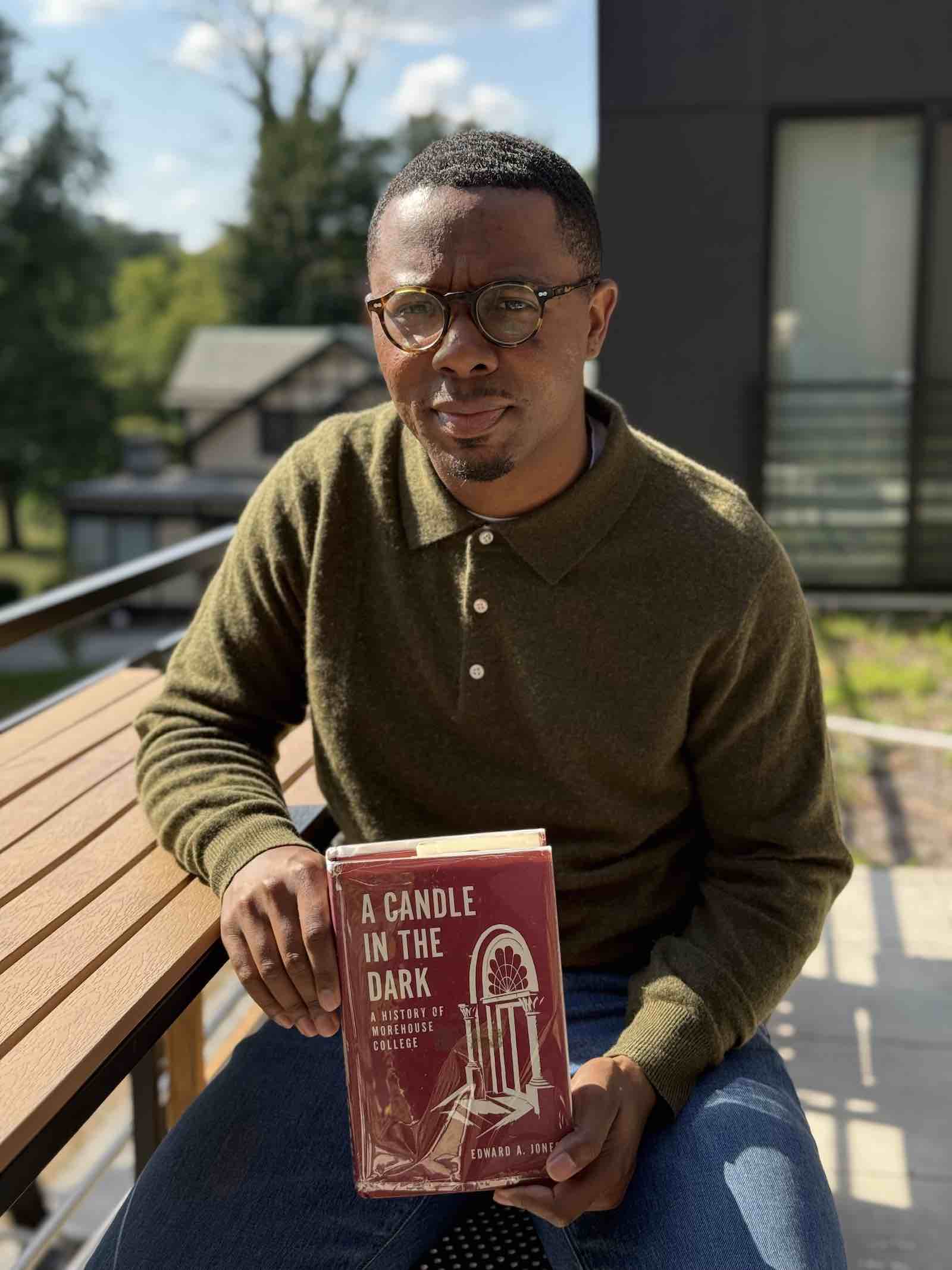 Jordan Dean Ross with part of his collection