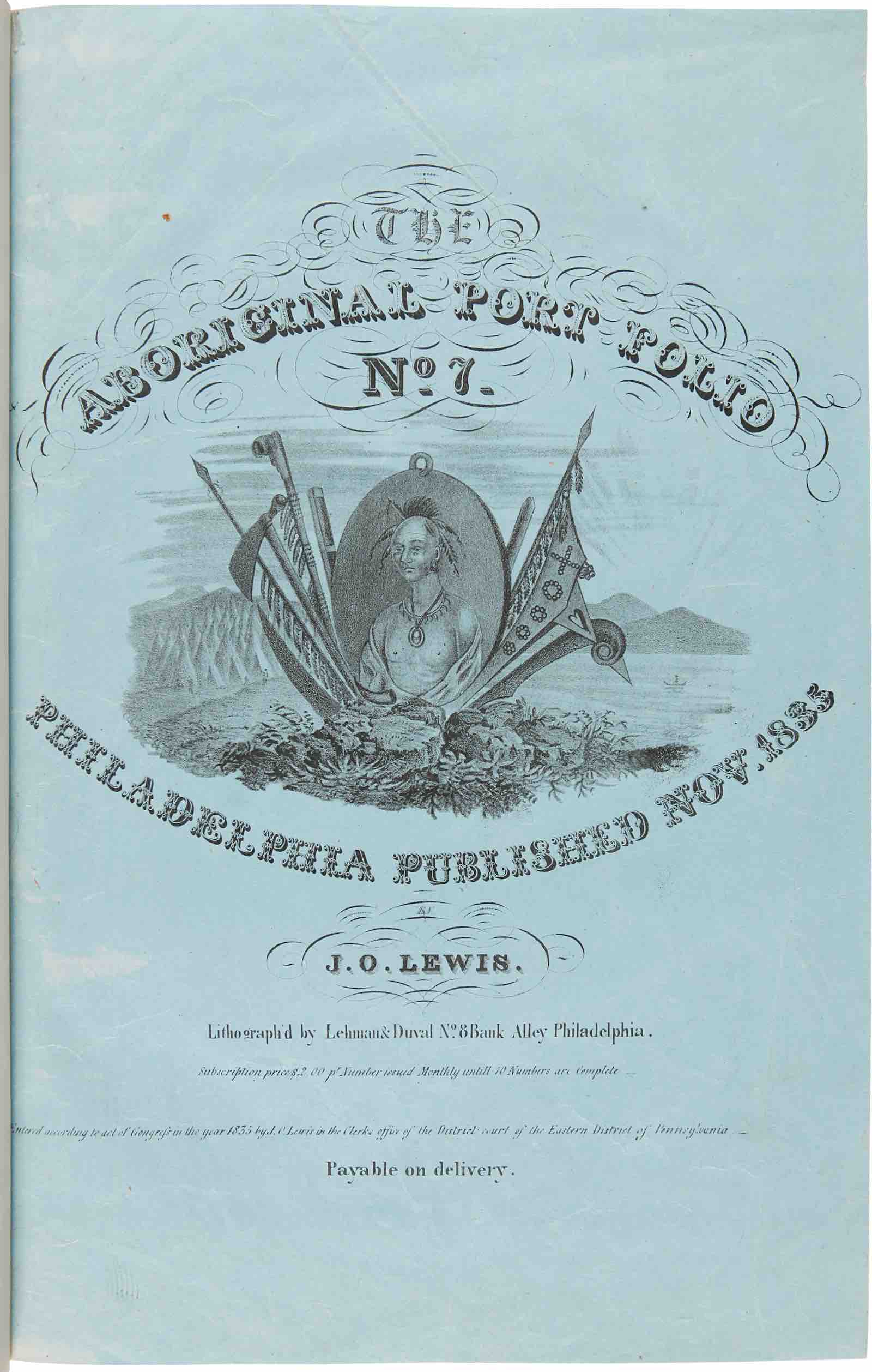 The Aboriginal Port Folio by James Otto Lewis