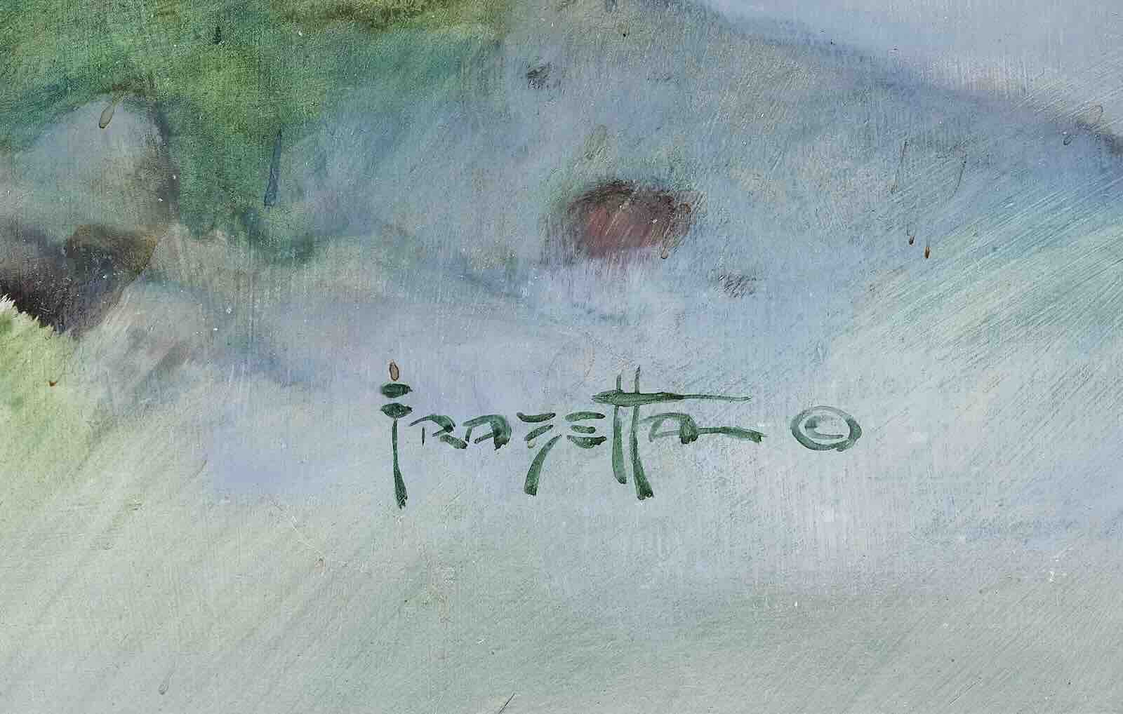 Detail from the handpainted Frank Frazetta Captive Princess 1973 paperback cover artwork