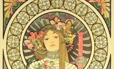 Alphonse Mucha, La Trappistine, 1897. Color lithograph.