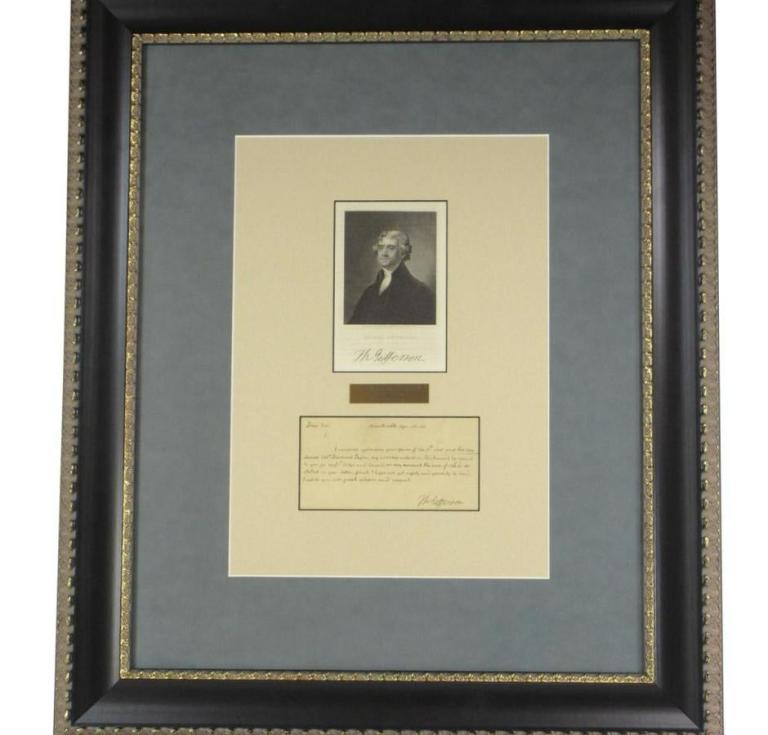 Thomas Jefferson letter