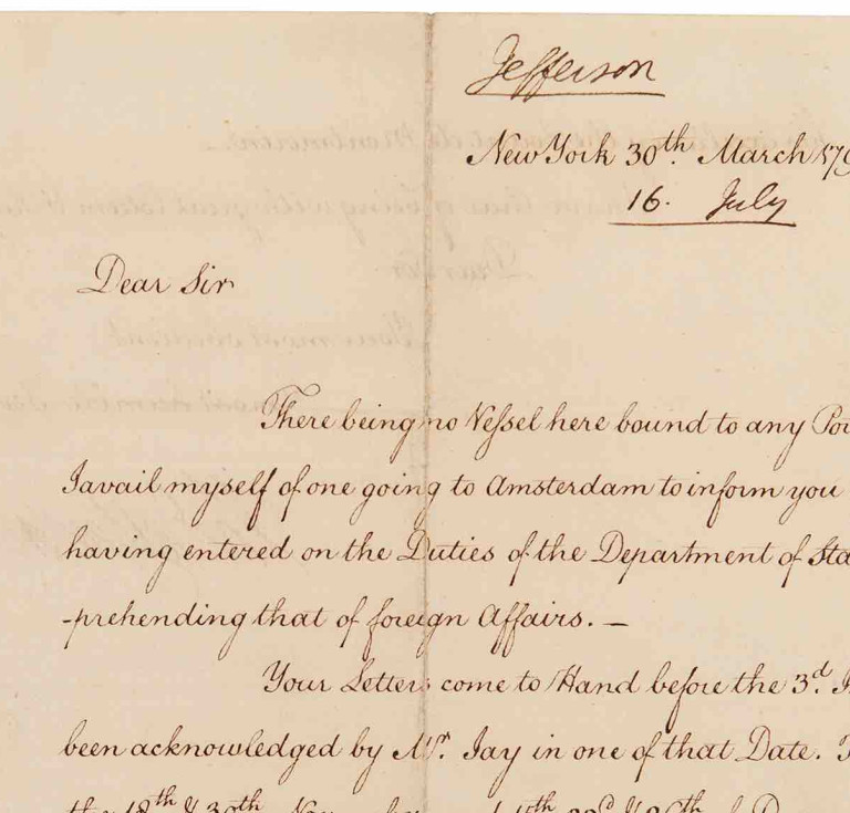 The Jefferson letter