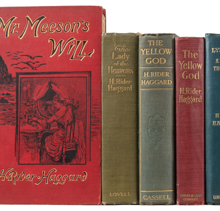 H. Rider Haggard, group of first/first American editions