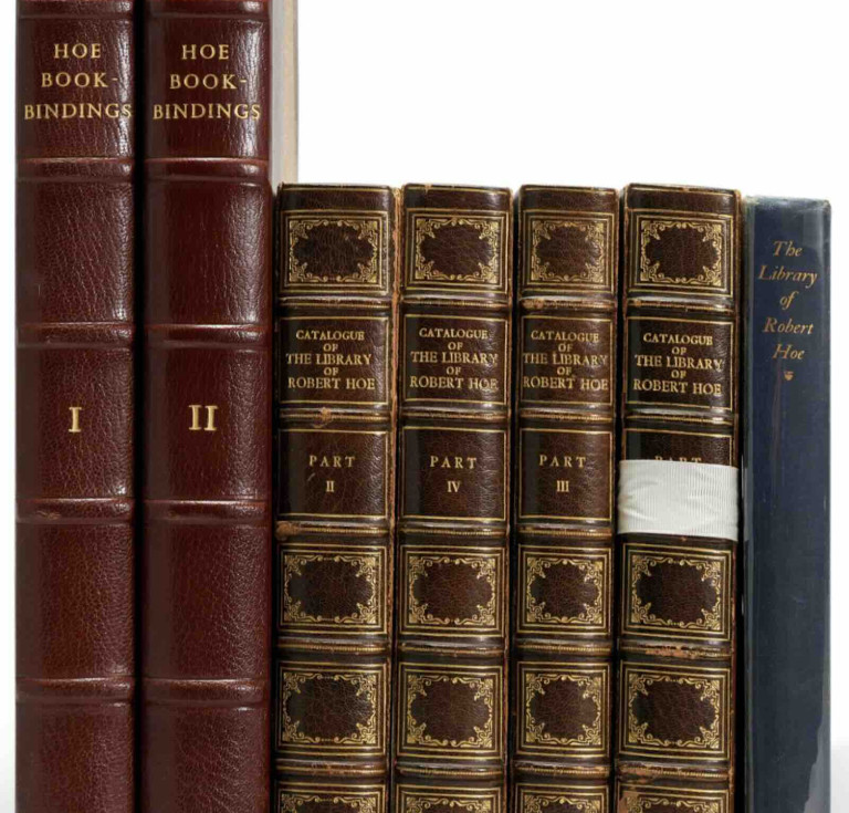 Books relating to the library of Robert Hoe